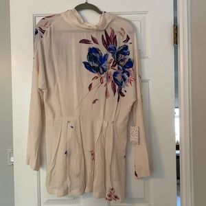 NWT Free people floral blouse
